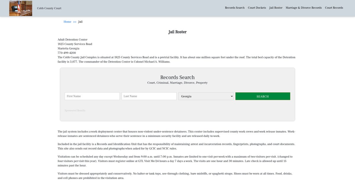 Preview of cobbcountycourt.org
