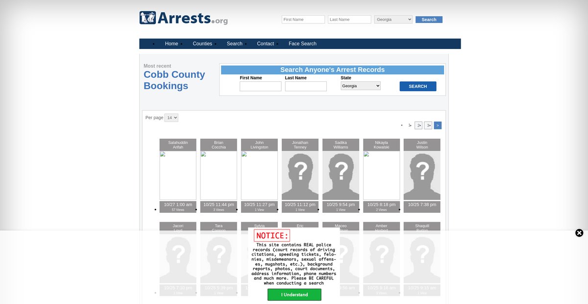Preview of georgia.arrests.org