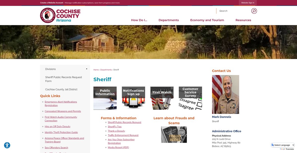 Preview of cochise.az.gov