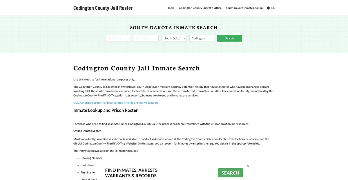 Preview of codingtoncountyjail.org