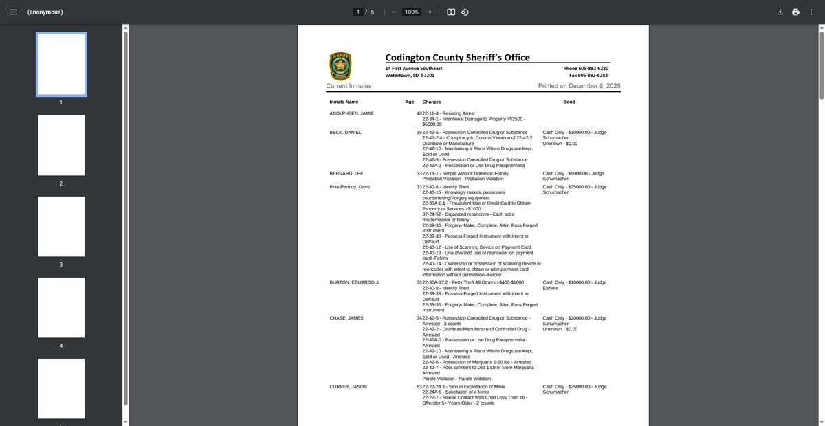Preview of codingtonsheriff.com