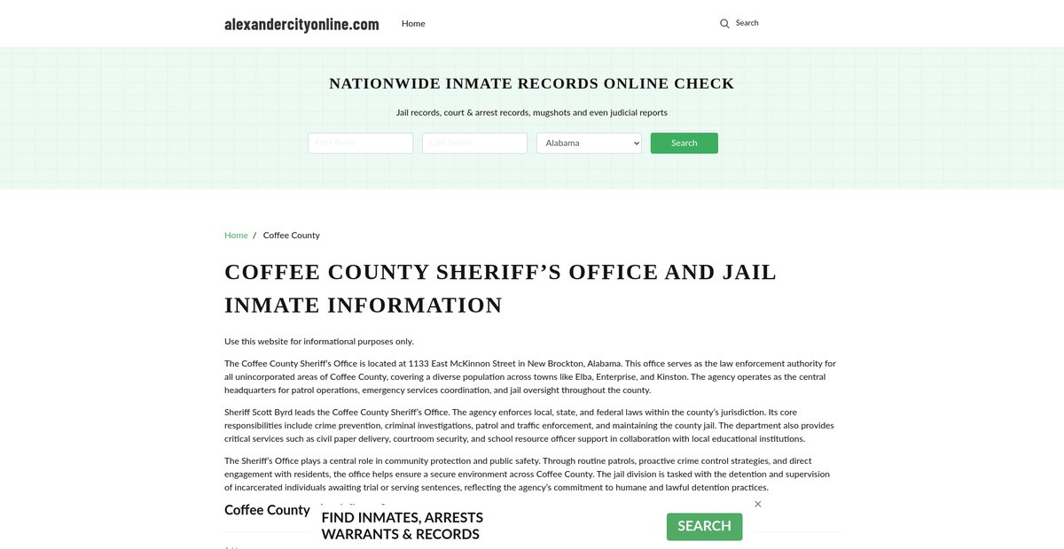 Preview of alexandercityonline.com