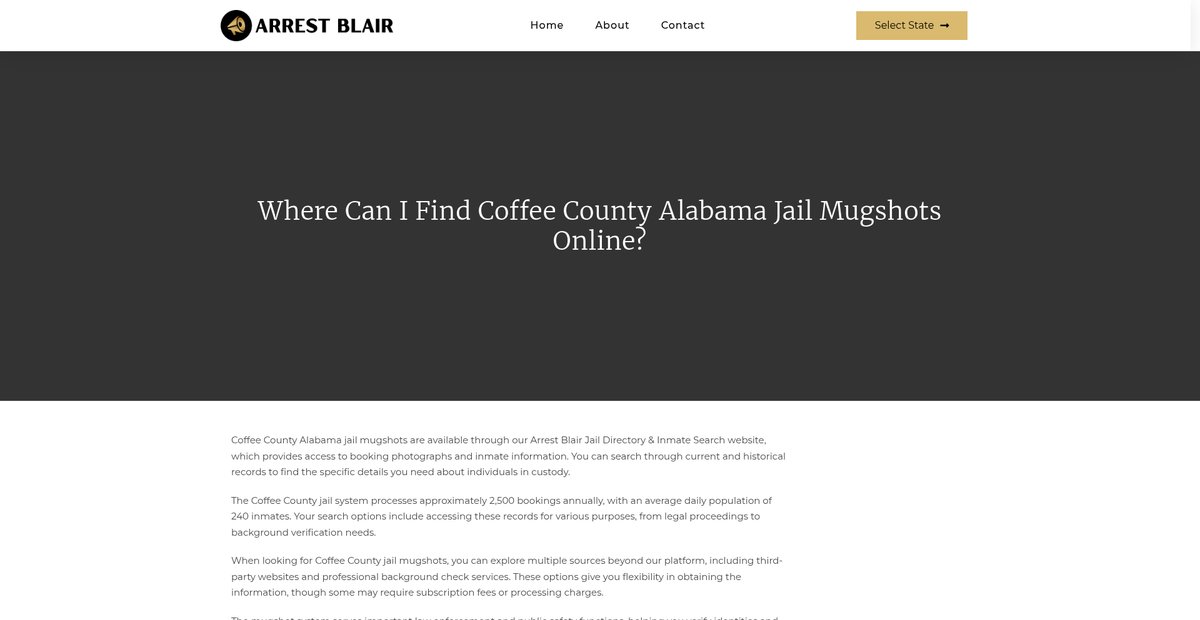 Preview of arrestblair.org