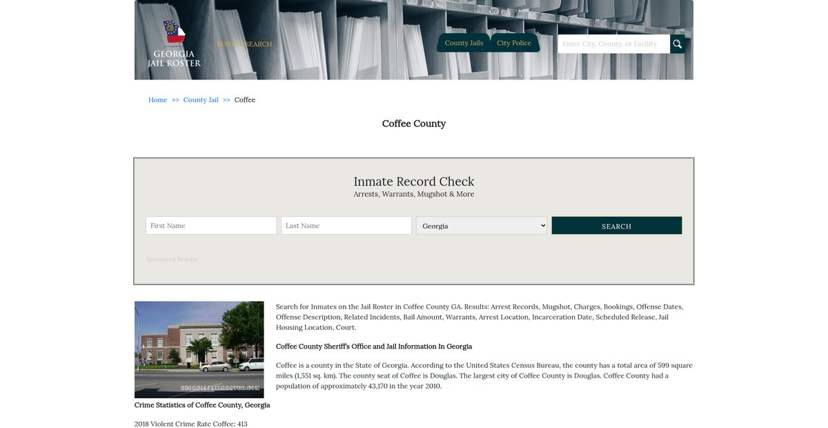 Preview of georgiajailroster.com