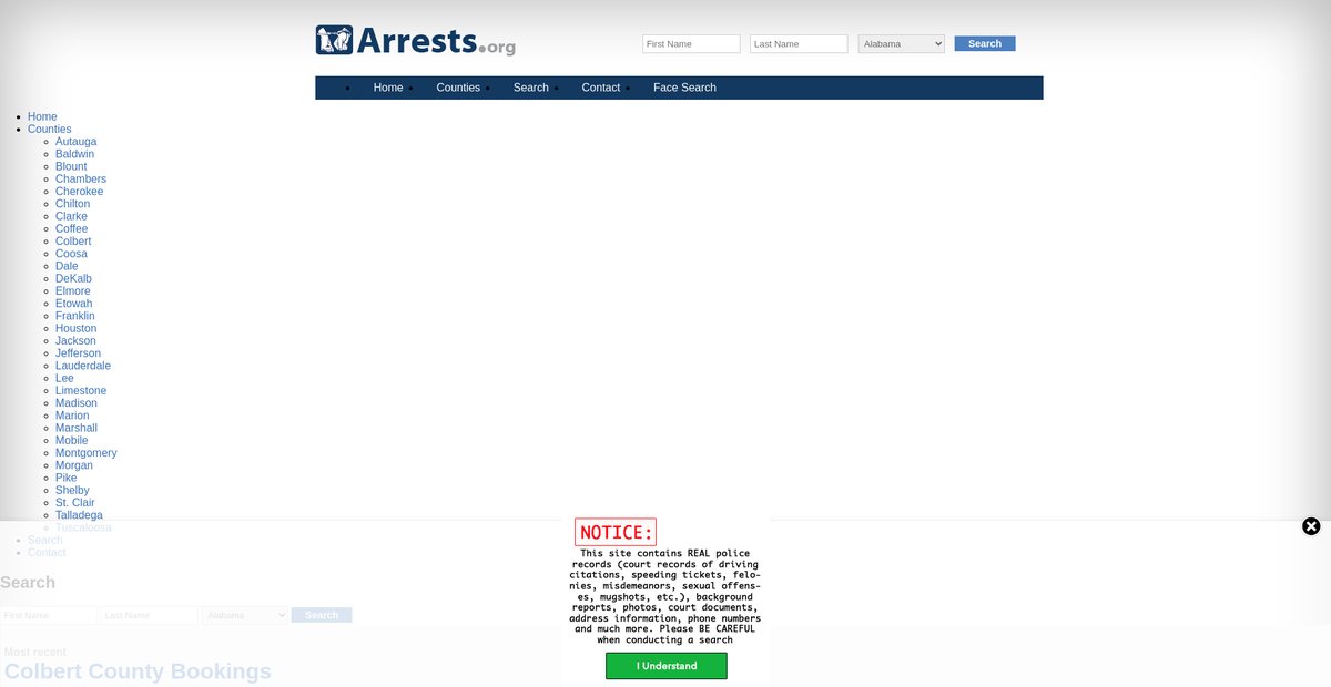 Preview of alabama.arrests.org