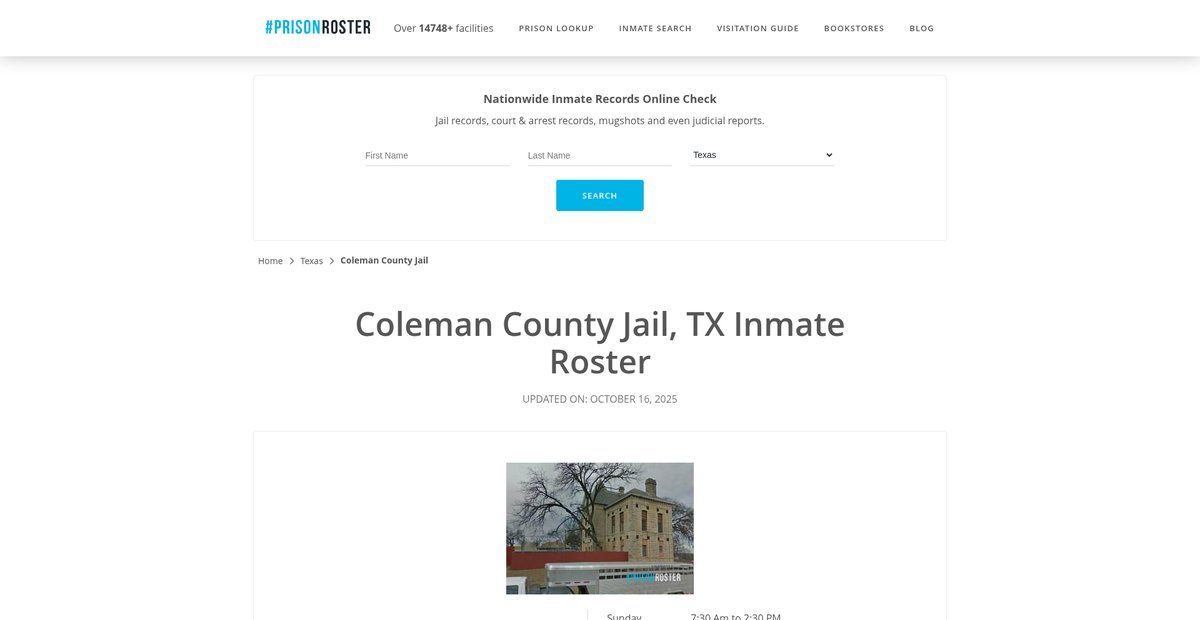 Preview of prisonroster.com