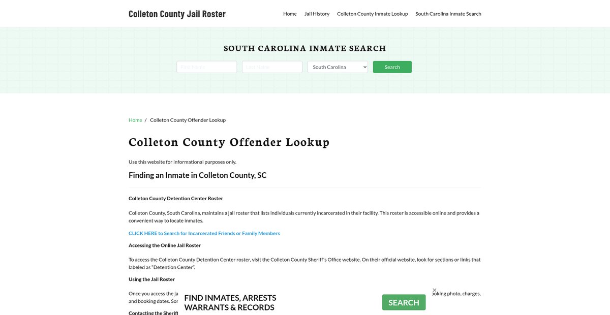Preview of colletoncountysheriff.com