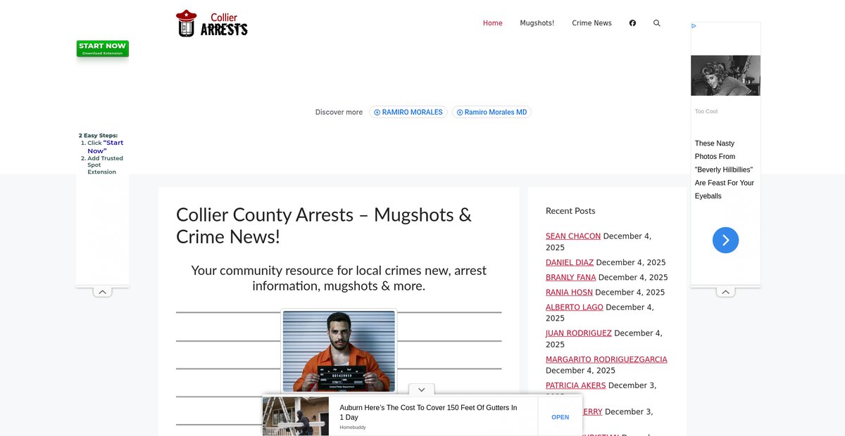 Preview of collierarrests.com