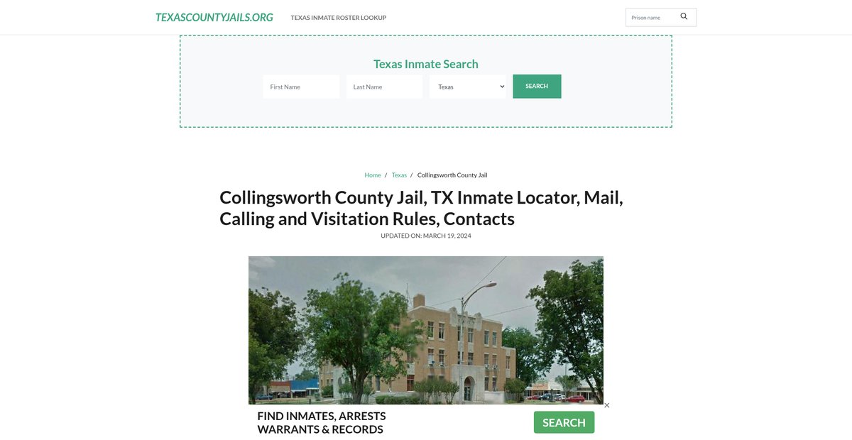 Preview of texascountyjails.org