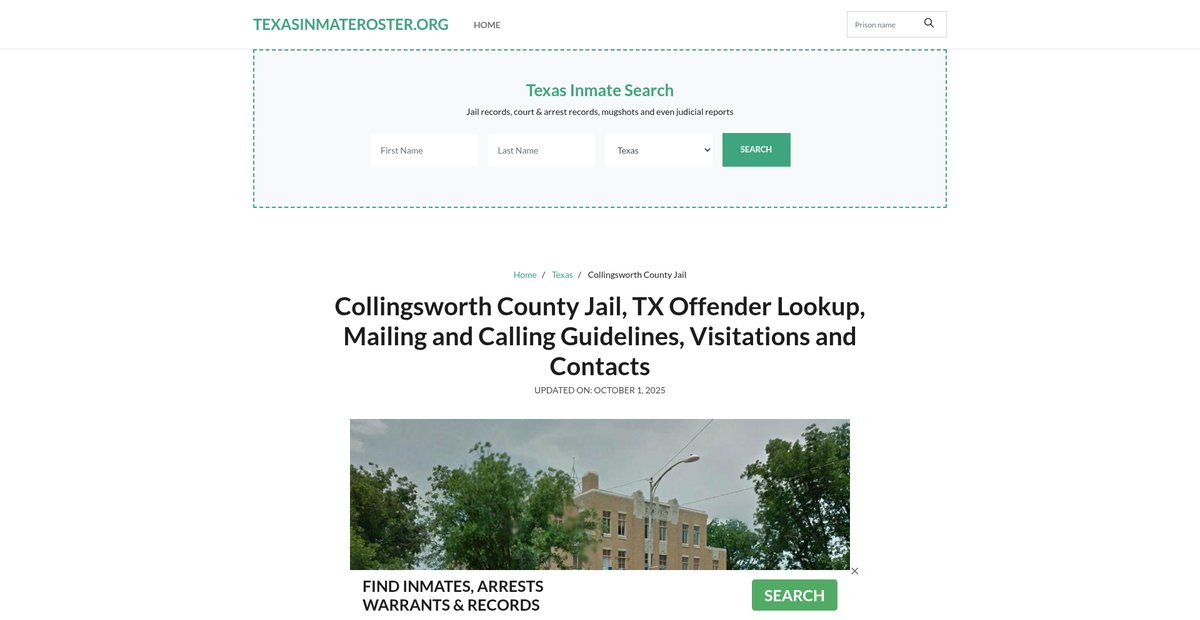 Preview of texasinmateroster.org