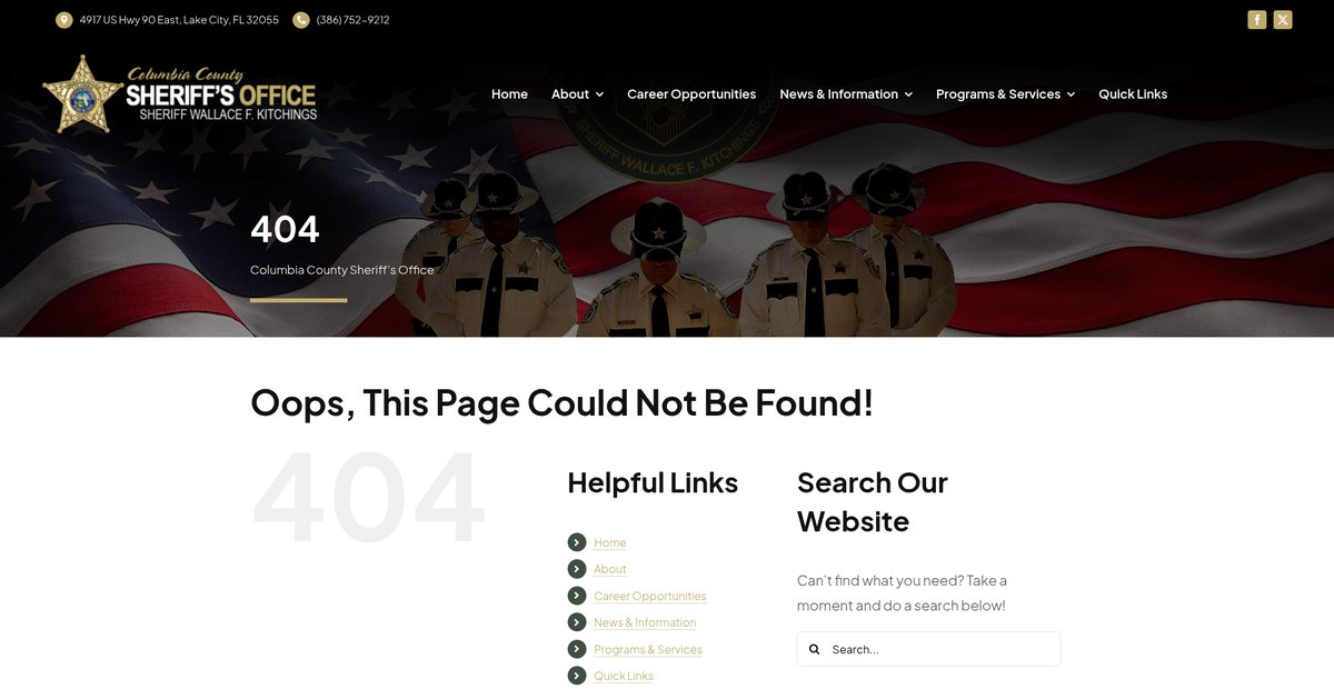 Preview of columbiasheriff.org