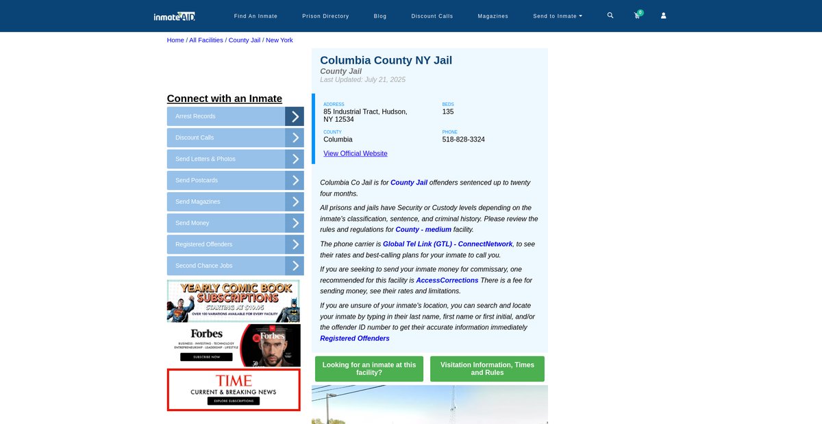 Preview of inmateaid.com