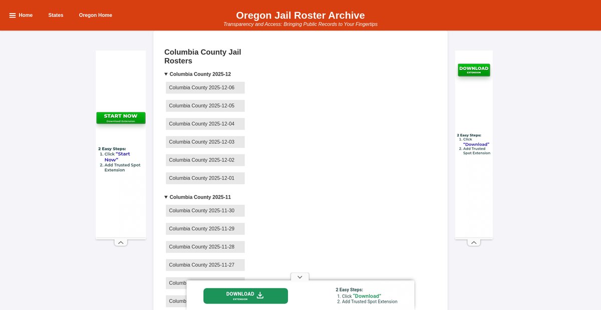 Preview of jailrosters.org