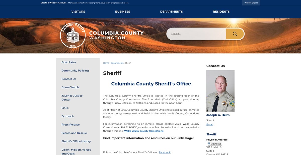 Preview of columbiaco.com