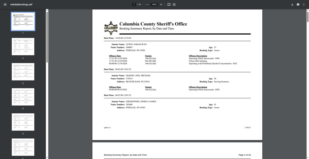 Preview of co.columbia.wi.us