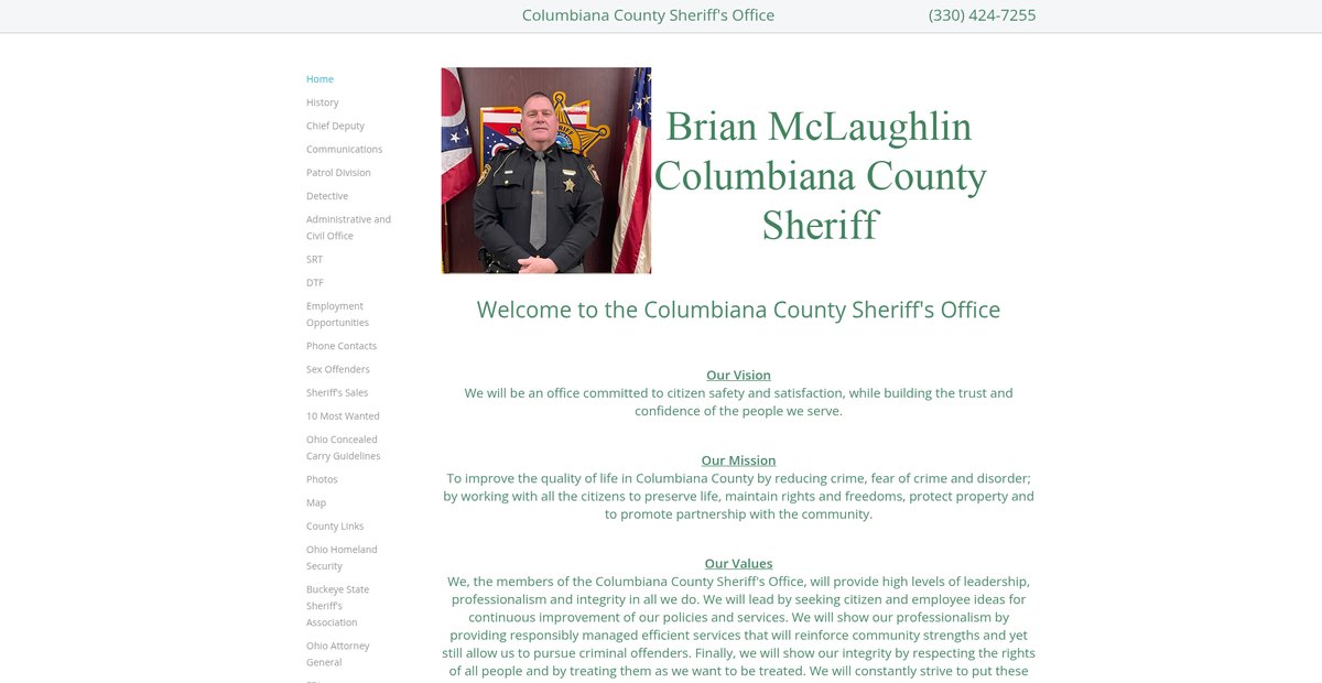 Preview of colcountysheriff.com
