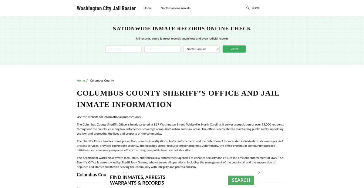 Preview of washington-nc.com