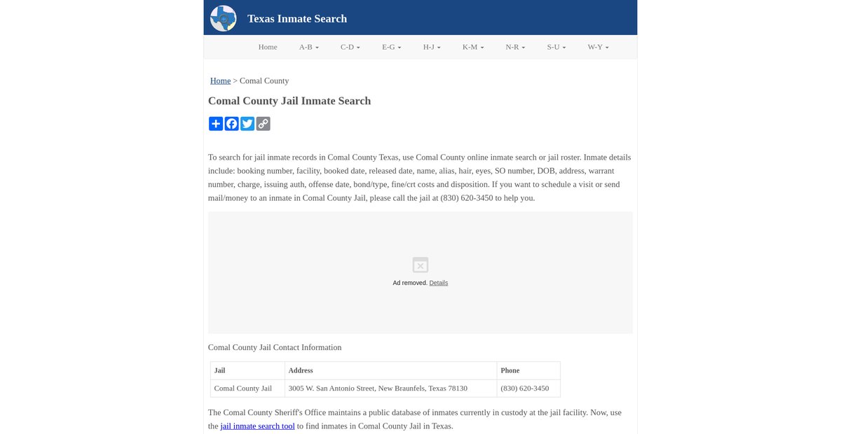 Preview of inmatesearchtx.org