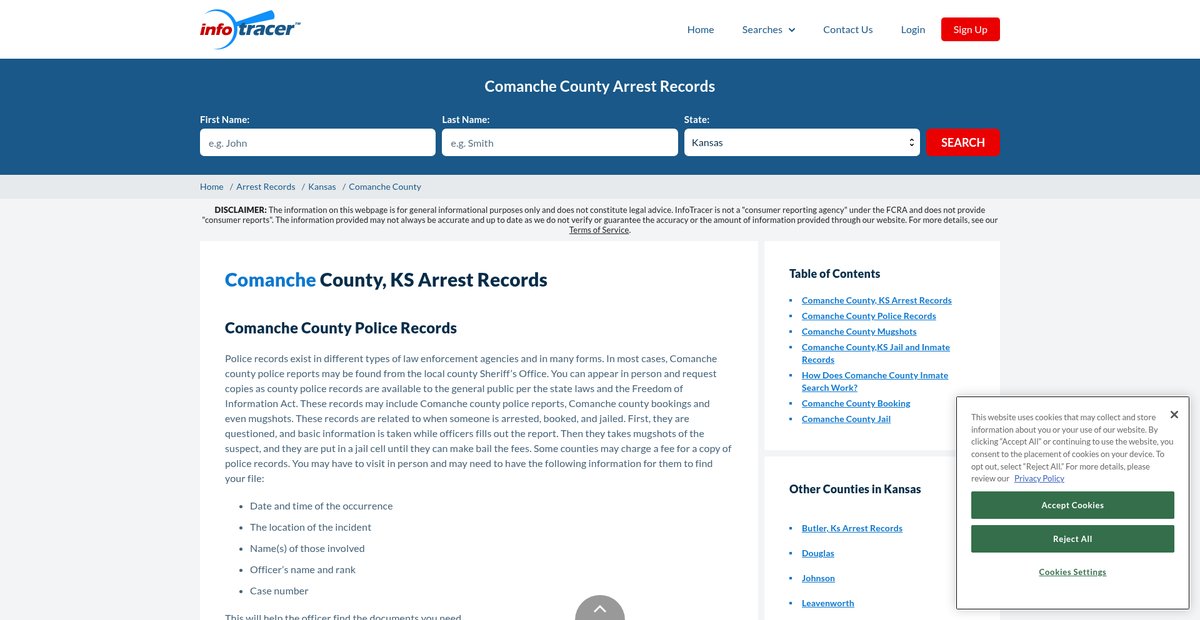 Preview of infotracer.com