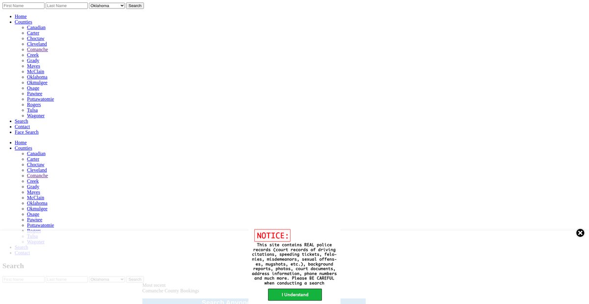 Preview of oklahoma.arrests.org