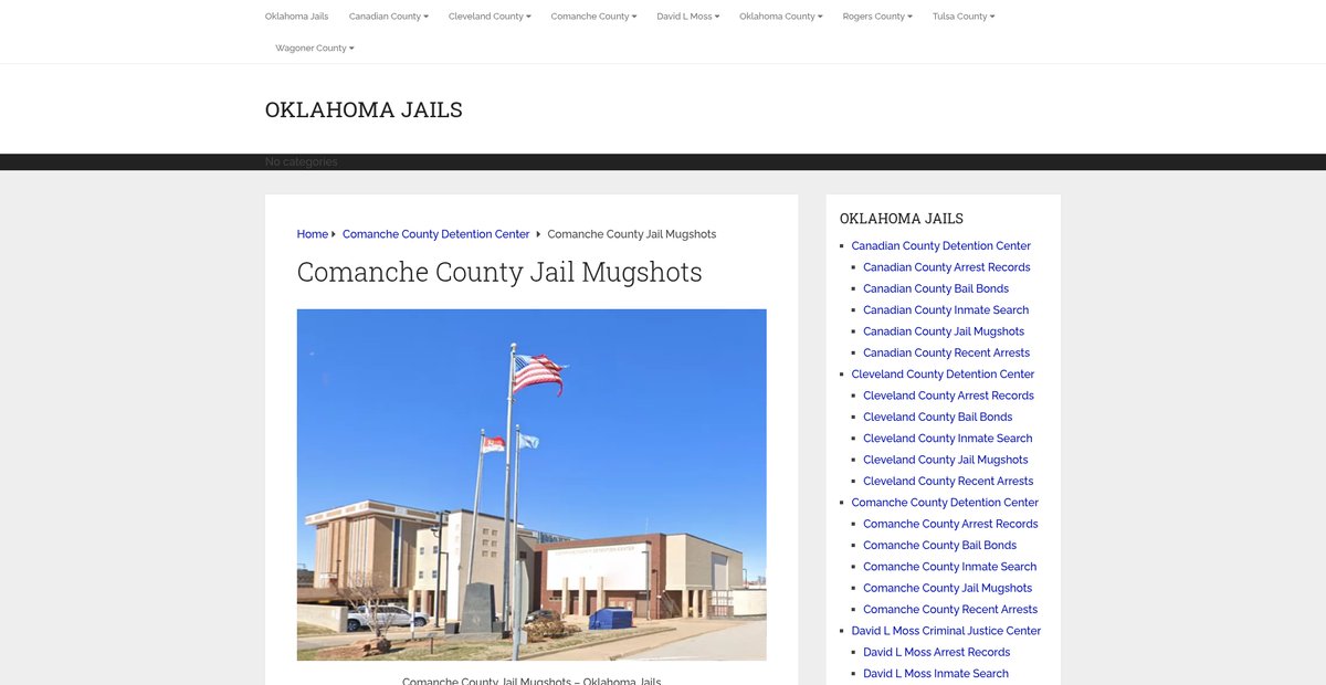 Preview of oklahomajails.com