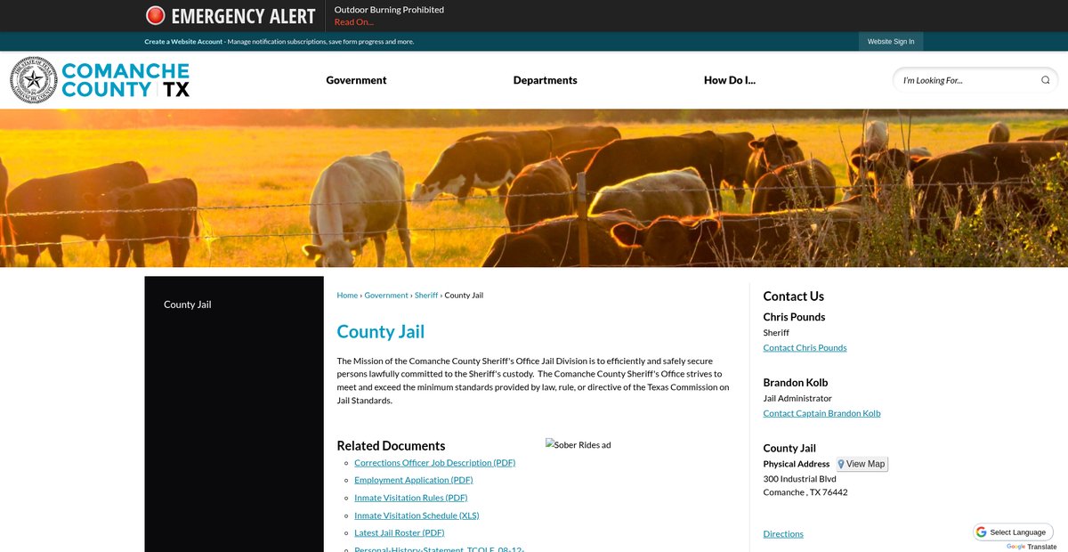 Preview of co.comanche.tx.us