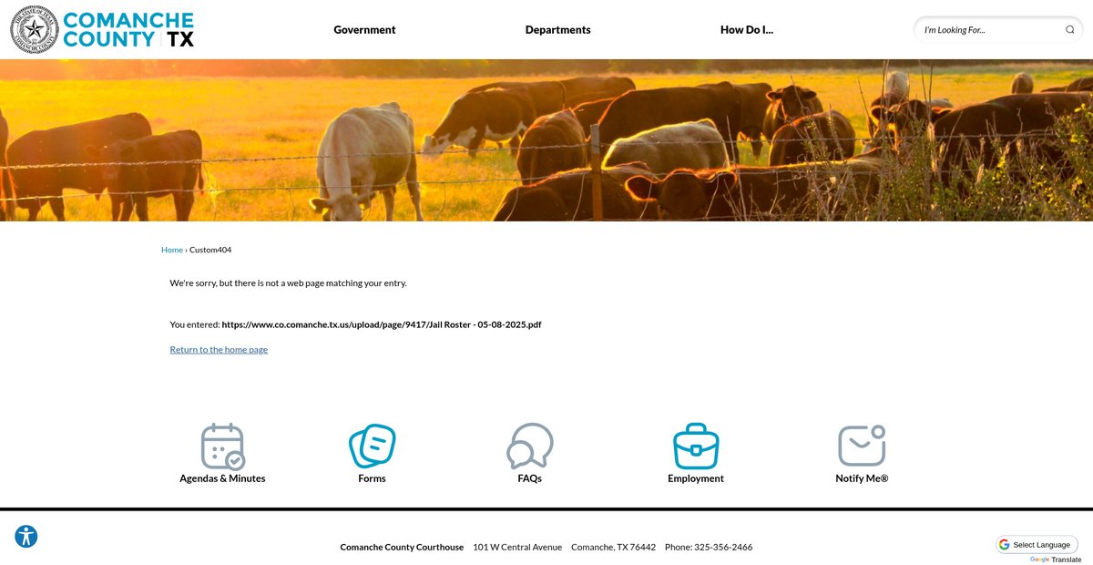 Preview of co.comanche.tx.us