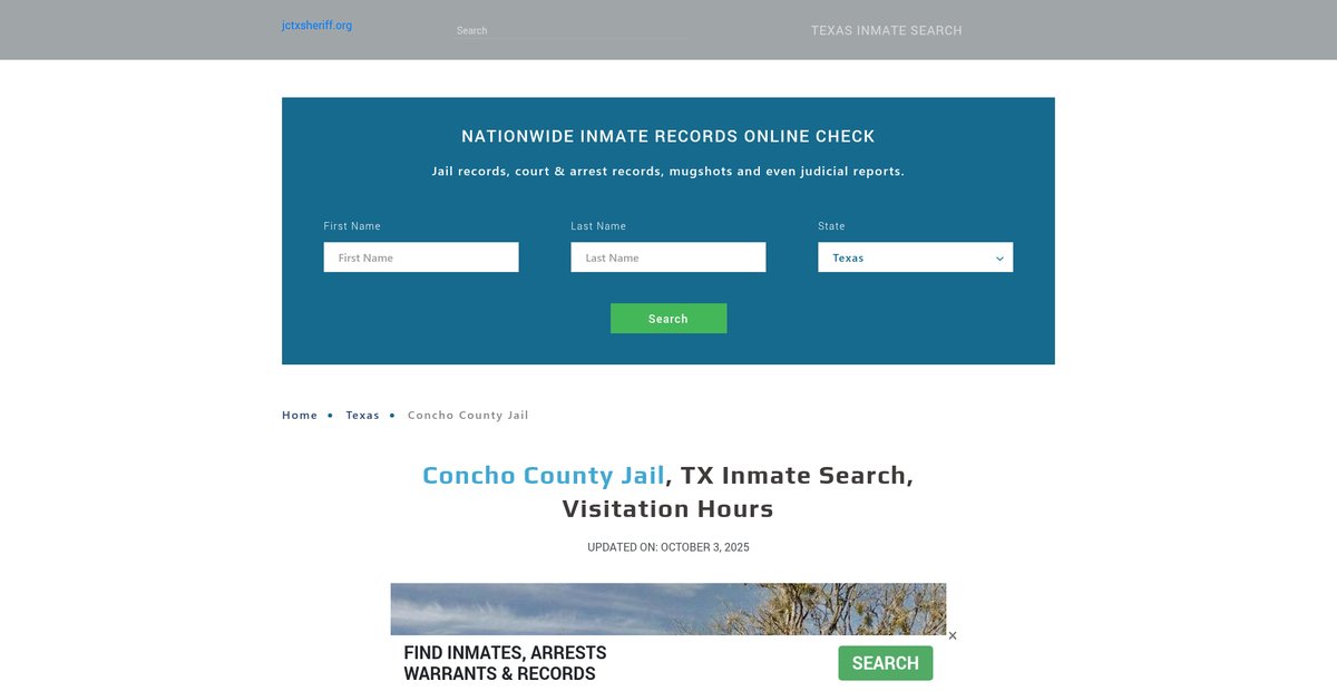 Preview of jctxsheriff.org