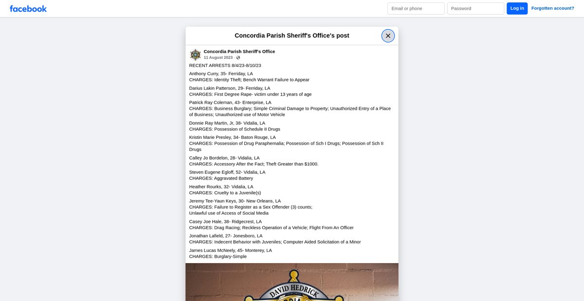 Preview of facebook.com