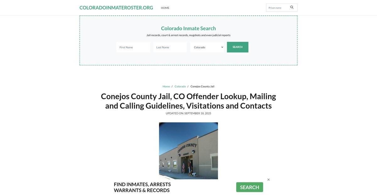 Preview of coloradoinmateroster.org