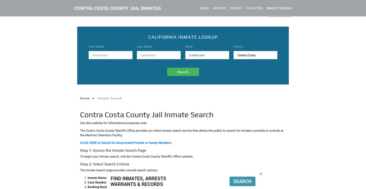 Preview of contracostajailroster.org