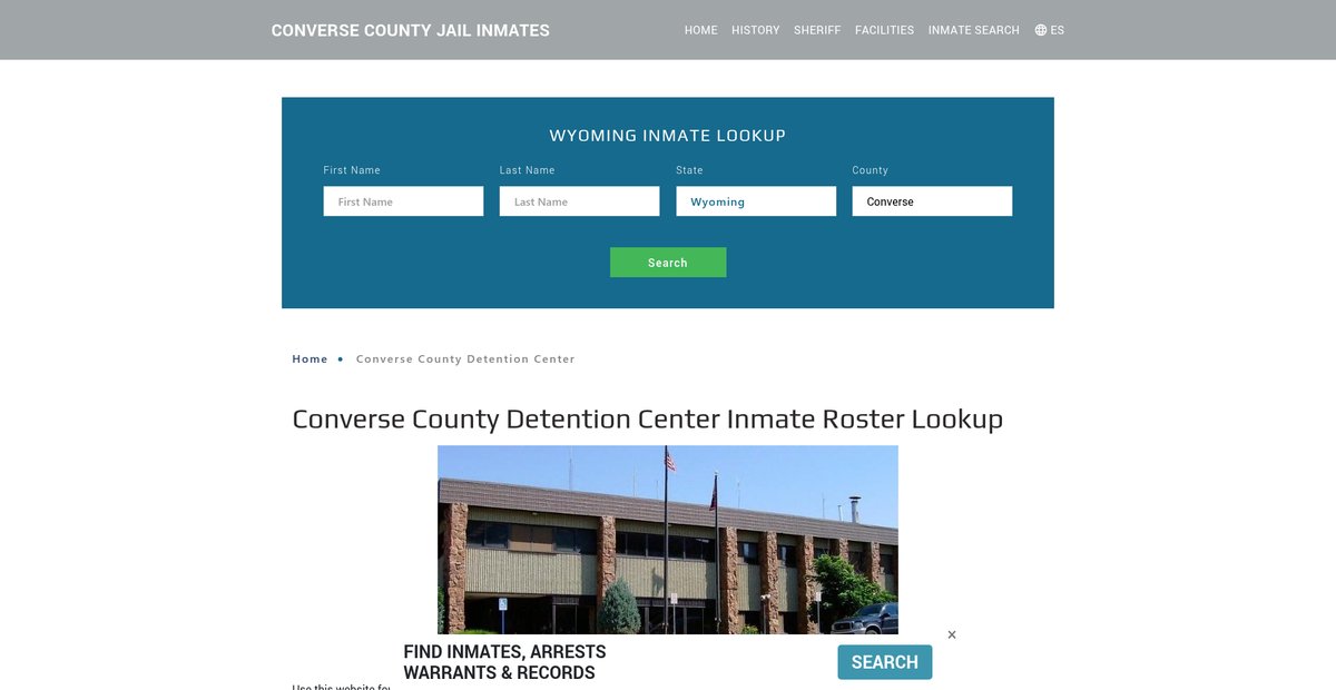 Preview of conversejailroster.org