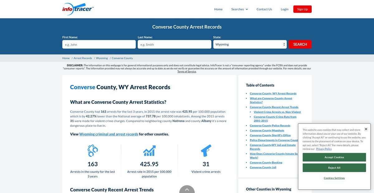 Preview of infotracer.com