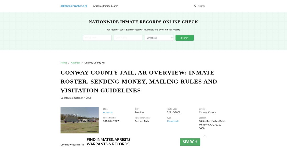 Preview of arkansasinmates.org