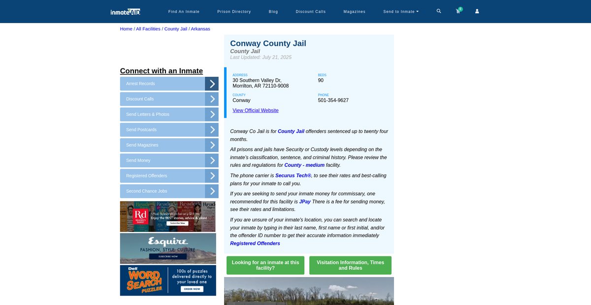 Preview of inmateaid.com