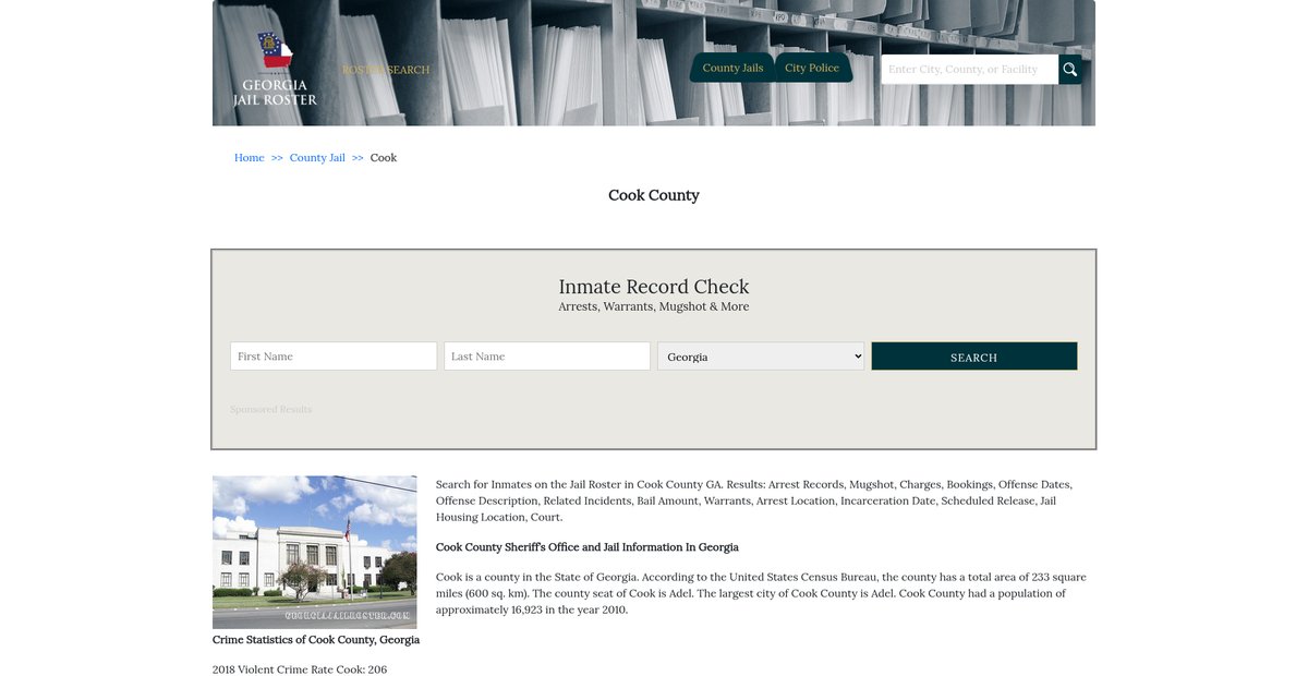 Preview of georgiajailroster.com