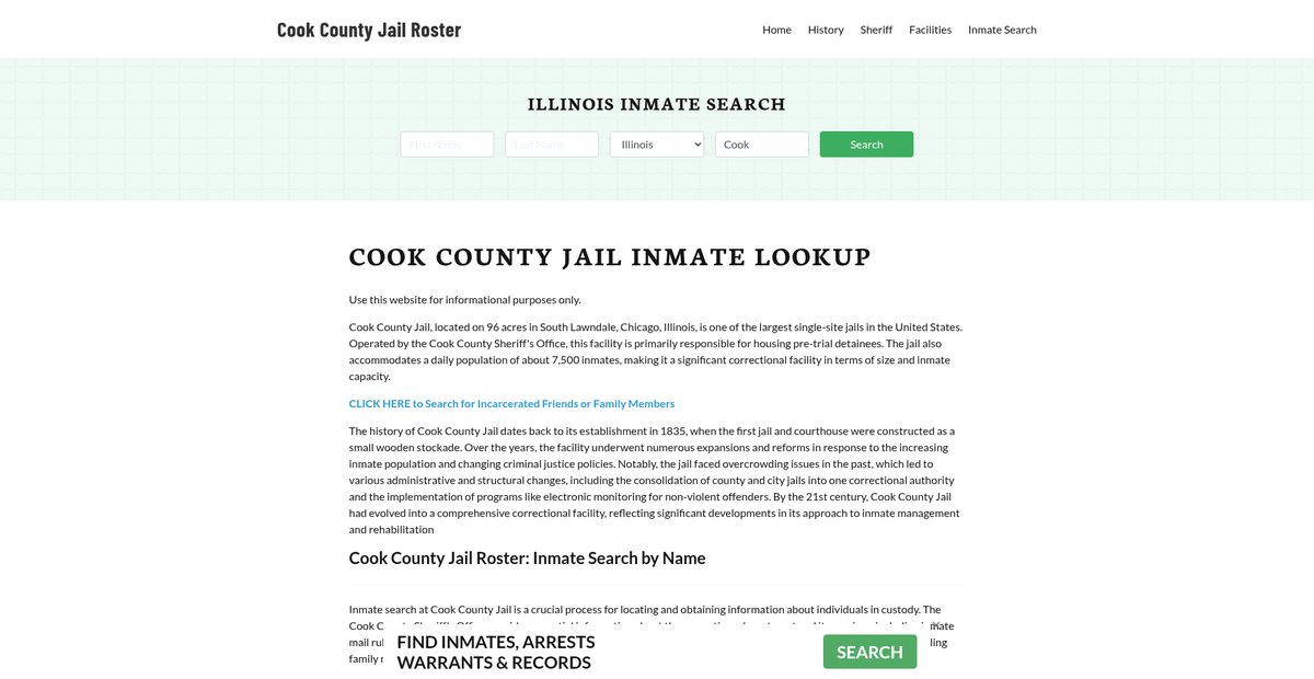 Preview of cookcountyjailil.org