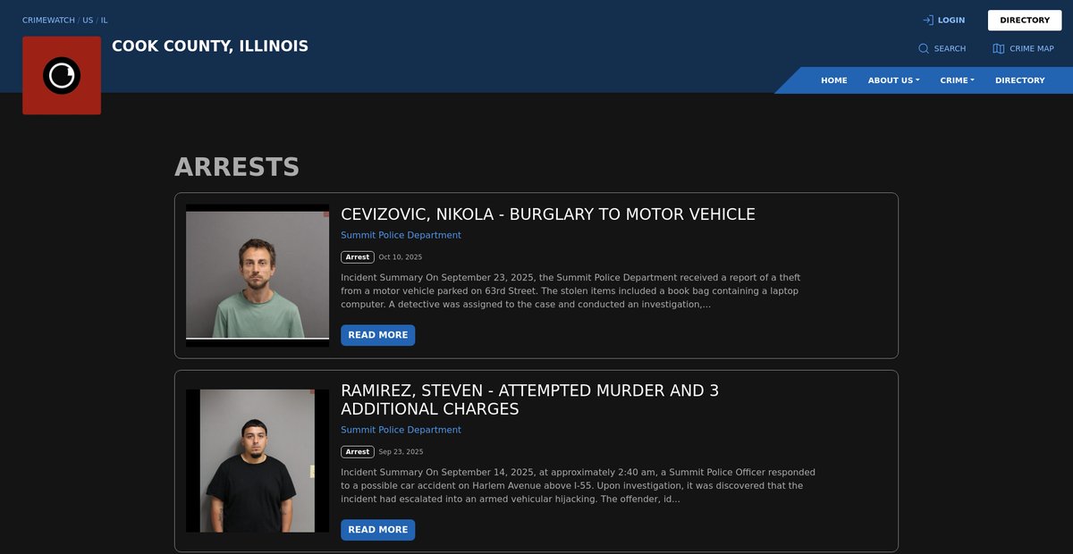 Preview of crimewatch.net
