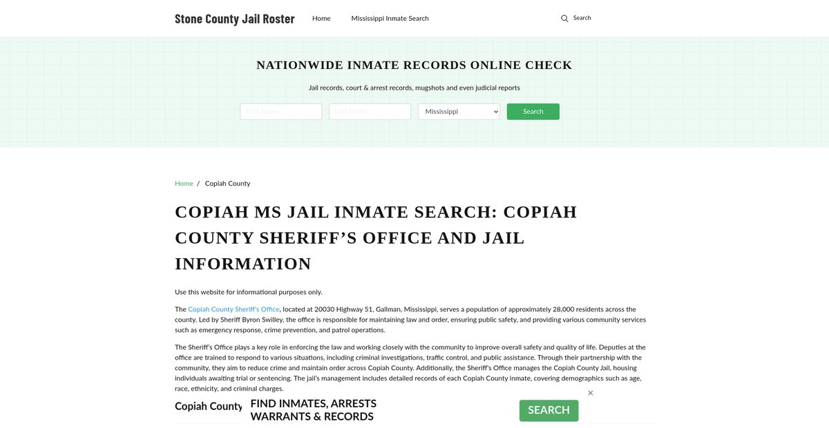 Preview of stonecountygov.com