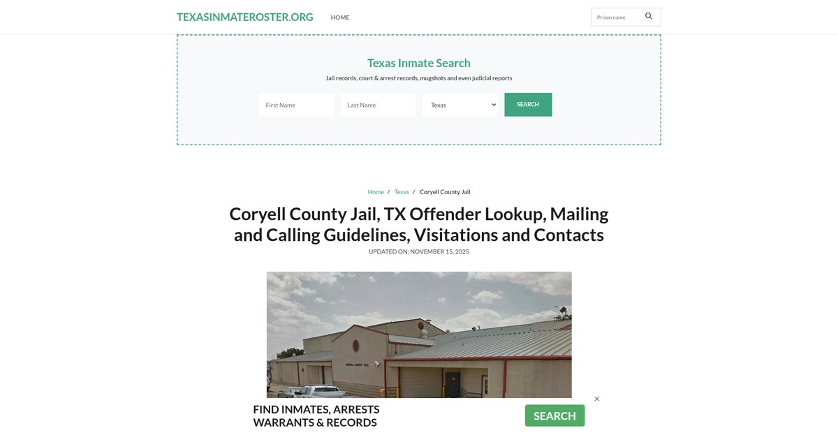 Preview of texasinmateroster.org