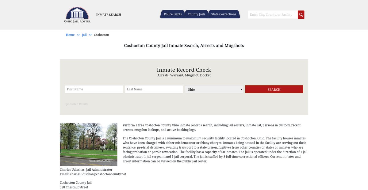Preview of ohiojailroster.com