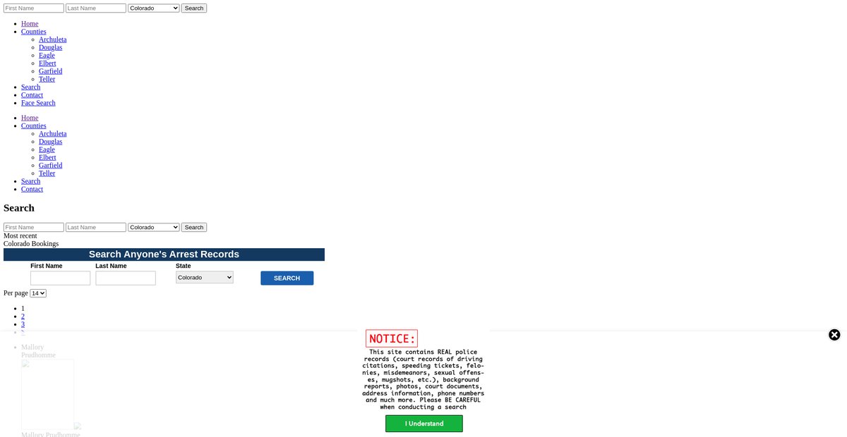 Preview of colorado.arrests.org