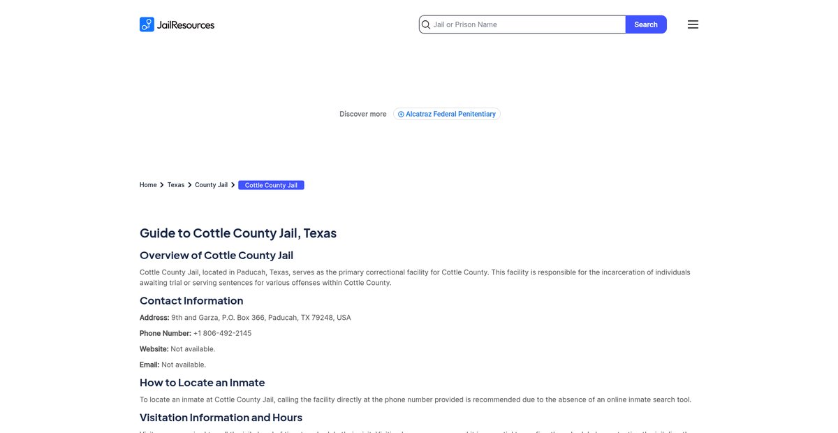 Preview of jailresources.com