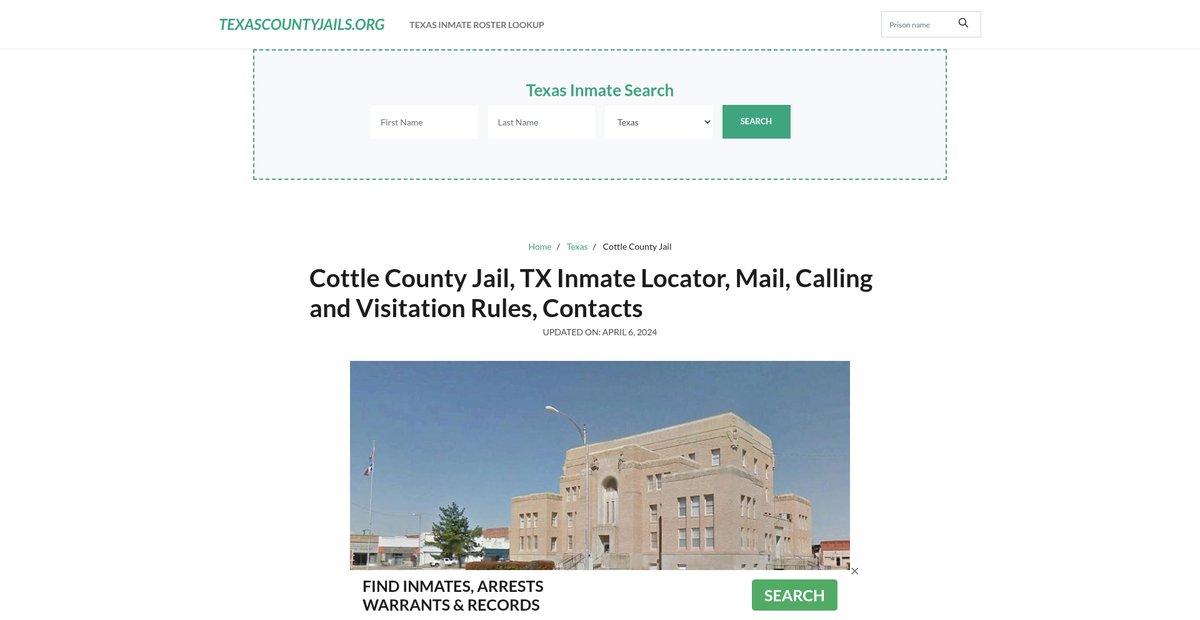 Preview of texascountyjails.org