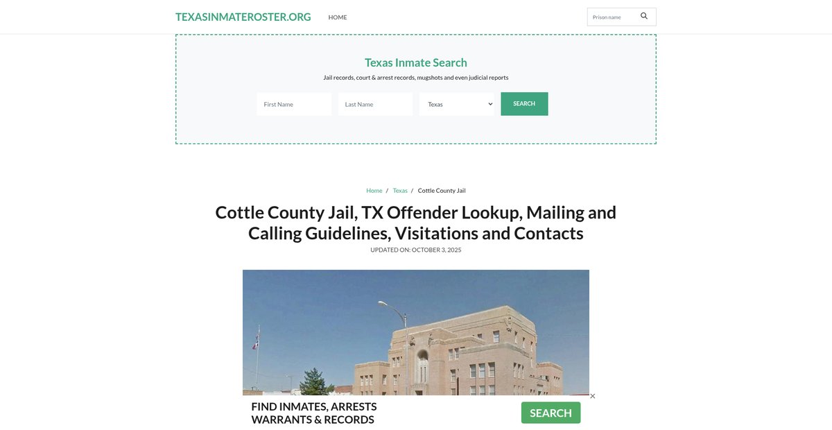 Preview of texasinmateroster.org