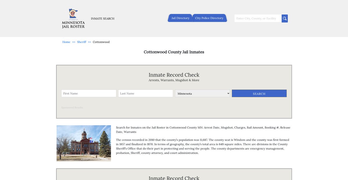 Preview of minnesotajailroster.com