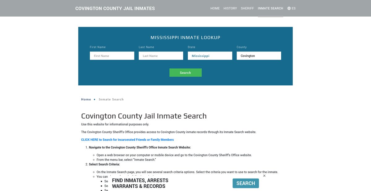 Preview of covingtonjailroster.org