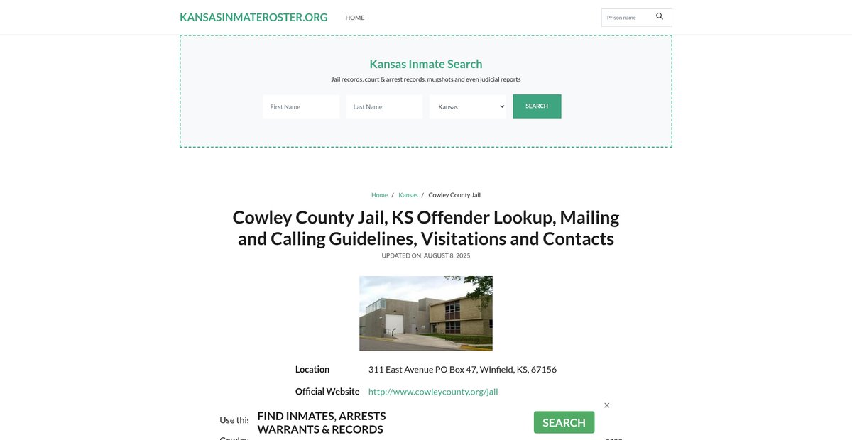 Preview of kansasinmateroster.org