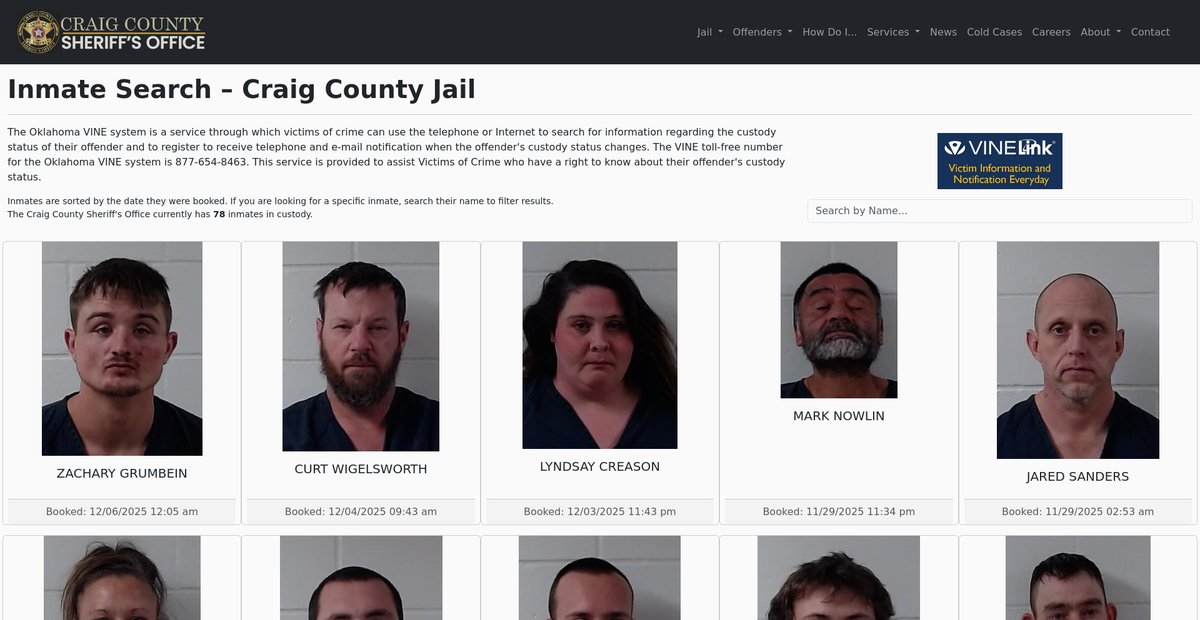 Preview of craigcountyso.com