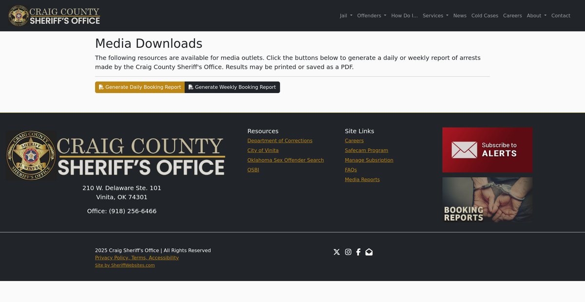 Preview of craigcountyso.com